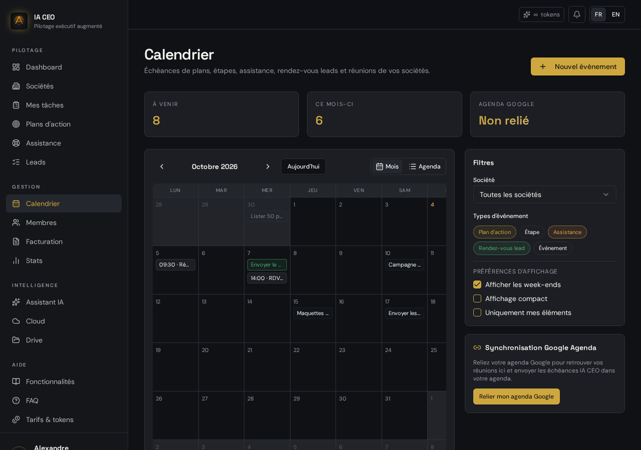Calendrier