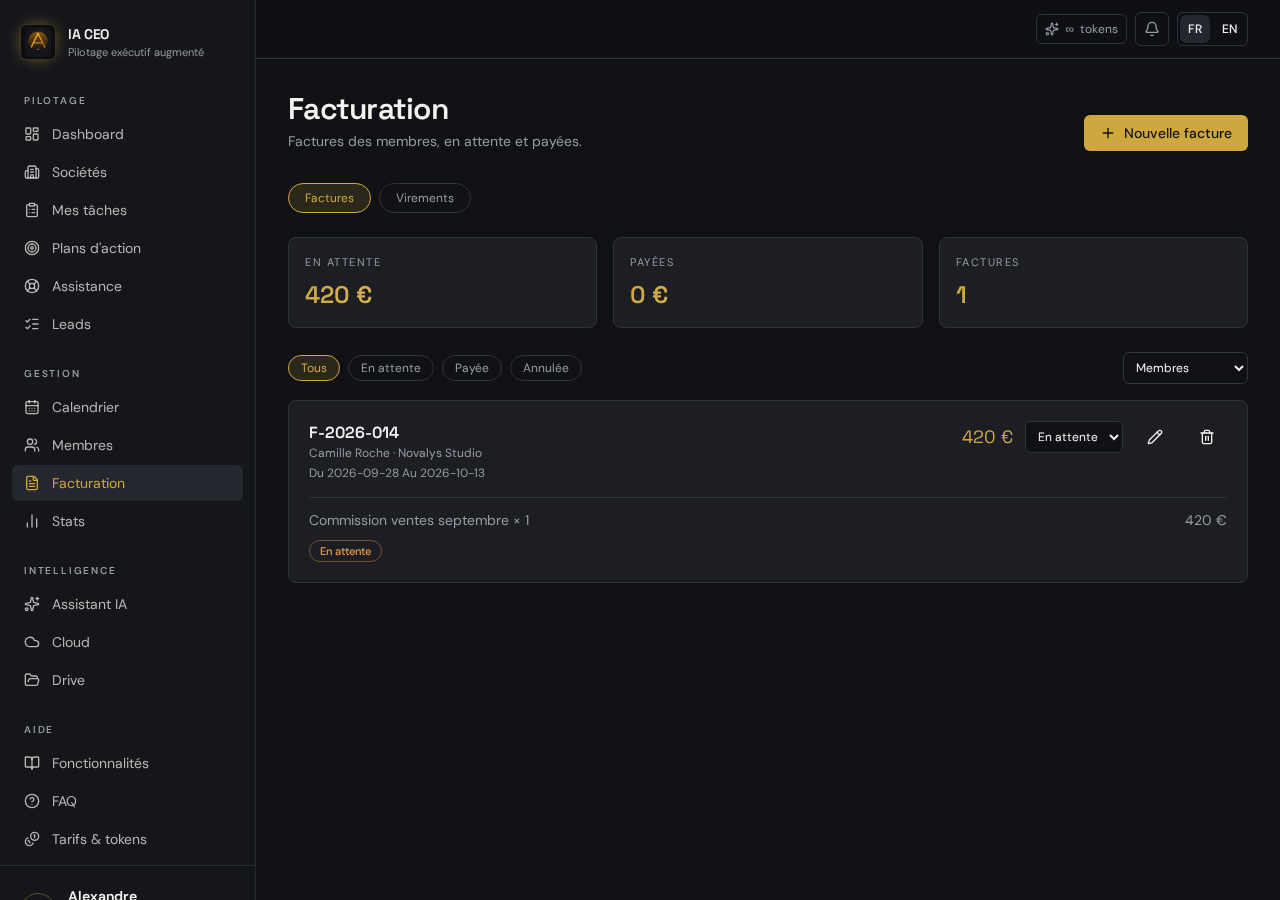 Facturation